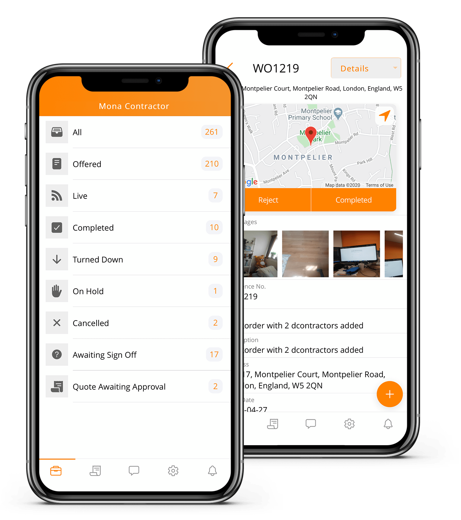 Contractors Mobile App